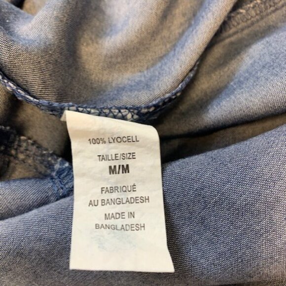 Lyocell denim shirt-dress - Picture 8 of 8